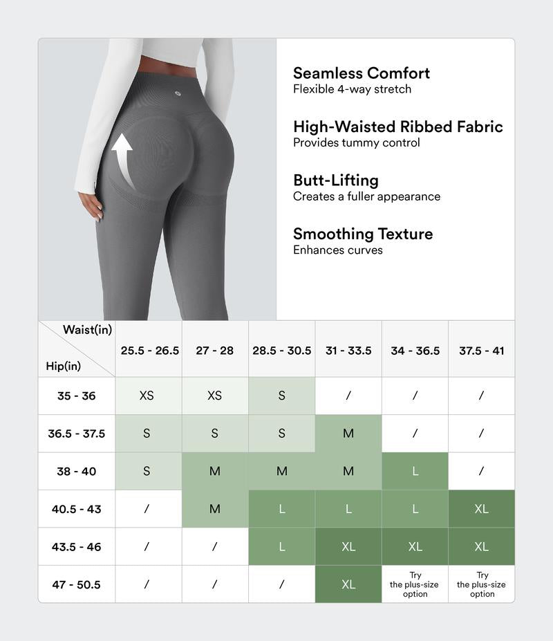 Halara Seamless Flow High Waisted Tummy Control Butt Lifting 7/8 Yoga Leggings 2-Piece